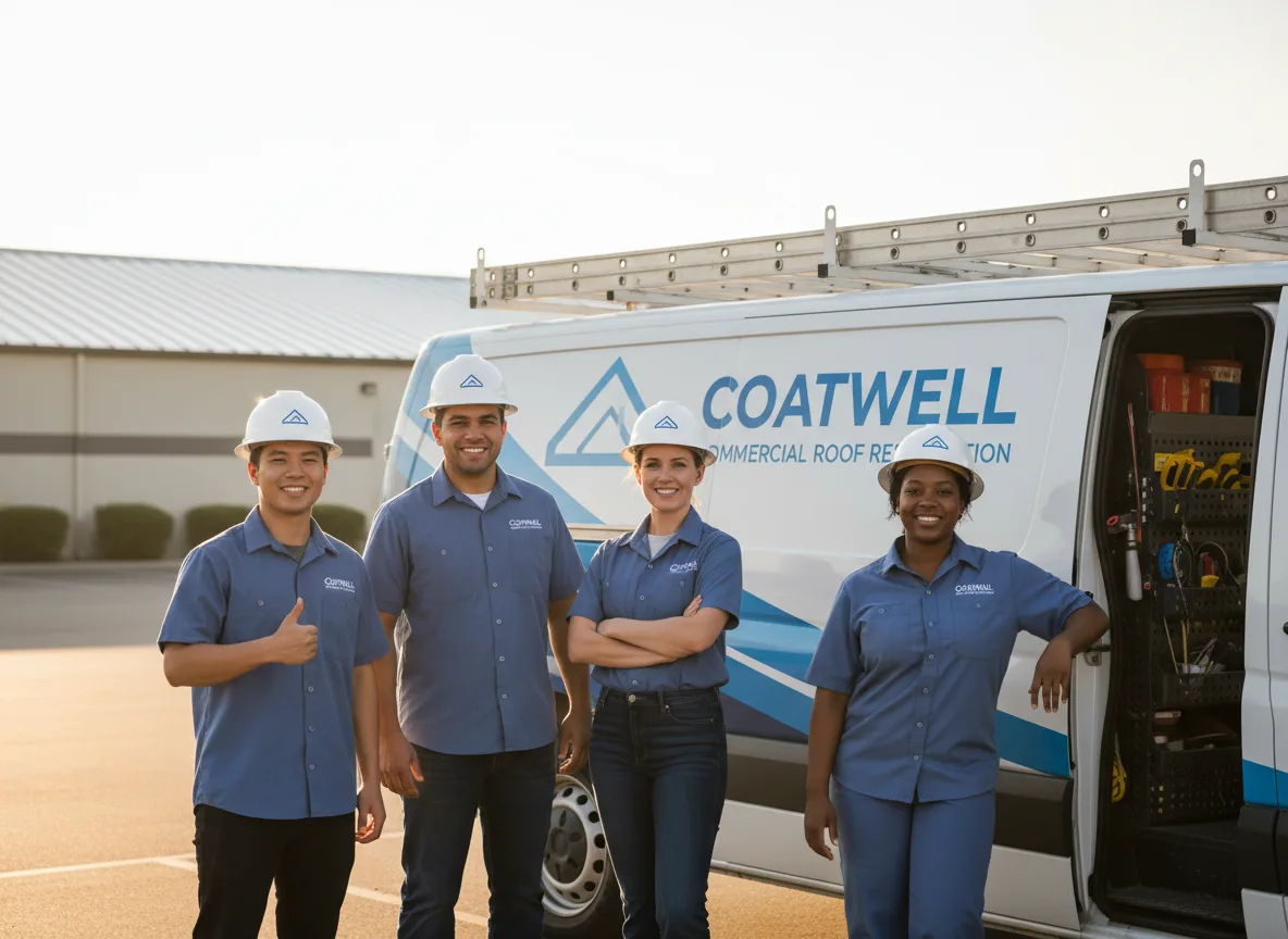 Commercial roof coating company in Welch, MN